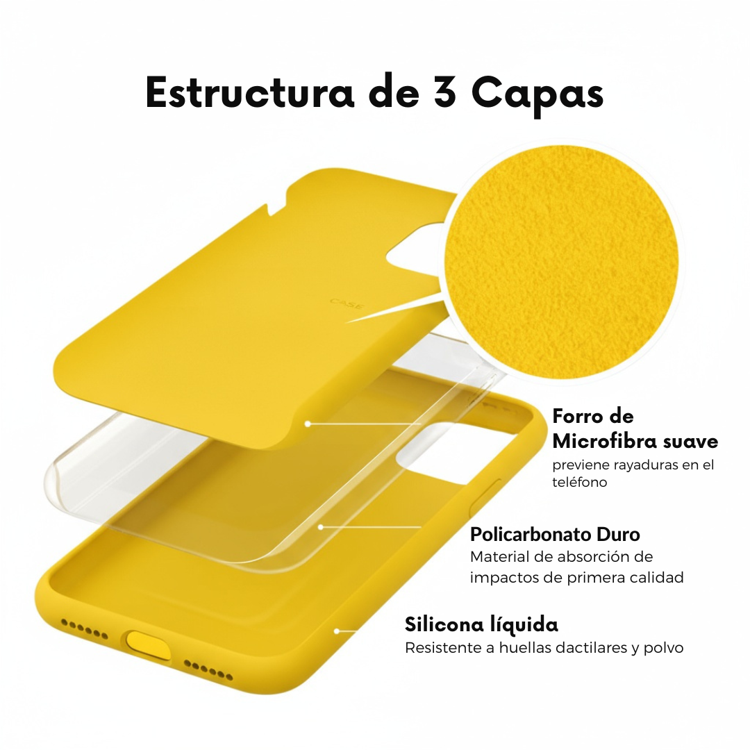 Silicone Cover de iPhone Amarillo