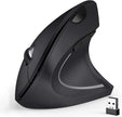 Mouse Inalámbrico Ergonómico – USB, Diseño Antifatiga para Laptop y PC