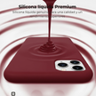 Silicone Cover de iPhone Vinotinto