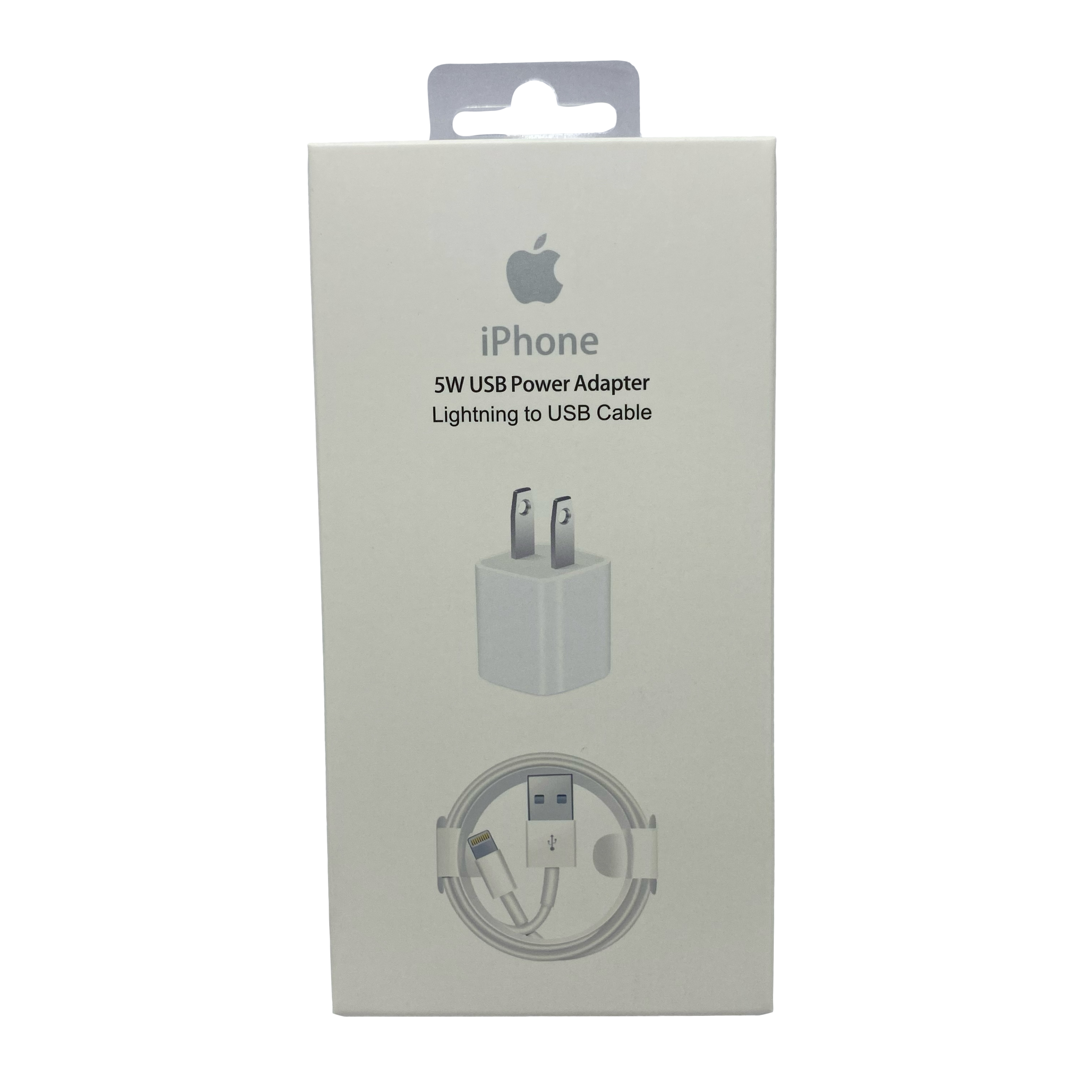 Cargador iPhone 5W 2 en 1 – Compacto y Versátil