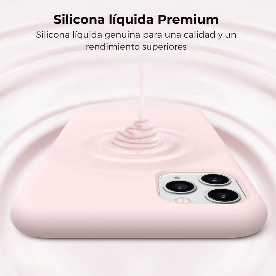 Silicone Cover de iPhone Rosado
