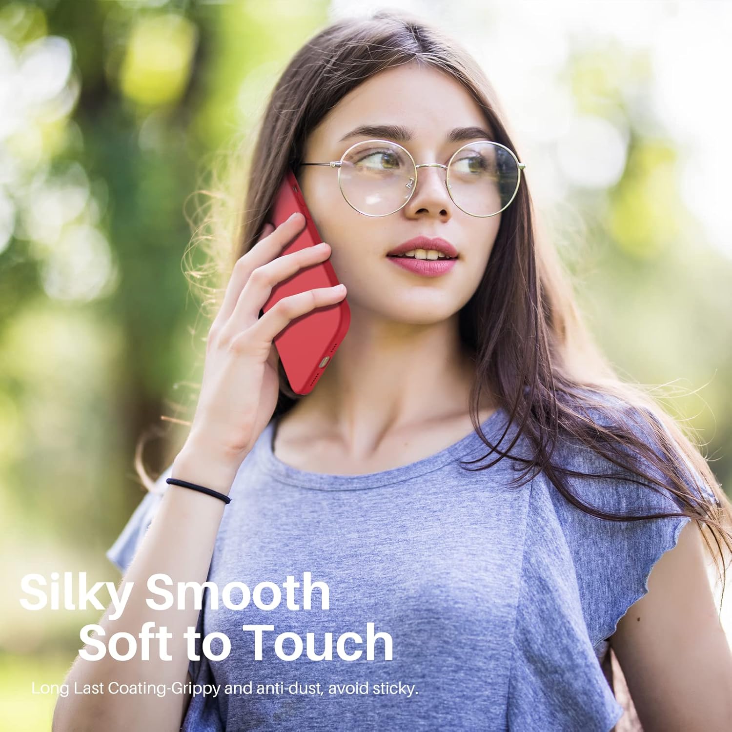 Silicone Cover de iPhone Rojo