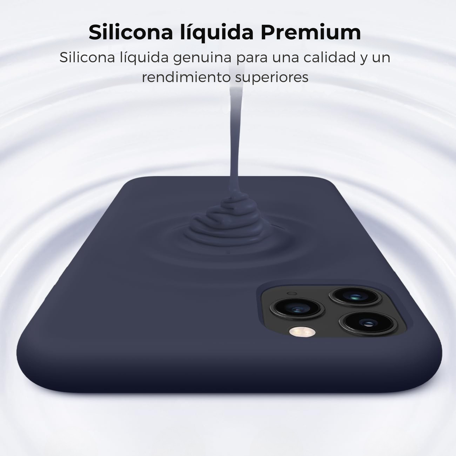 Silicone Cover de iPhone Azul