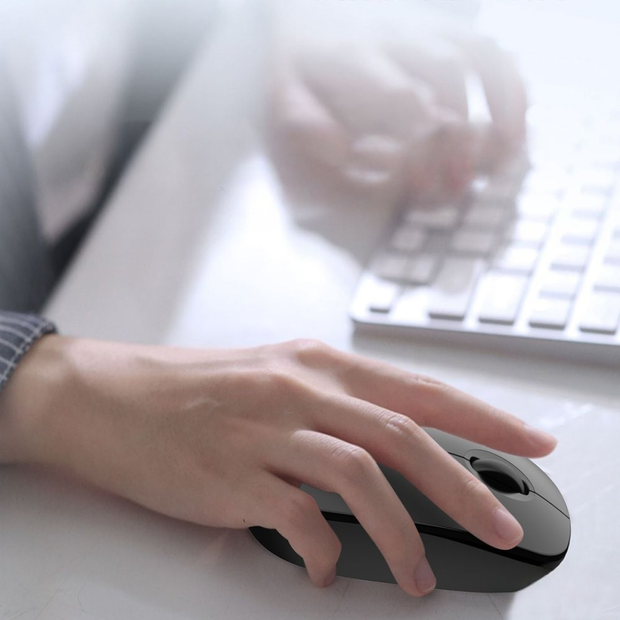 Mouse Inalámbrico – Conexión USB, Precisión y Comodidad para Laptop y PC