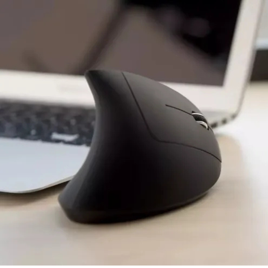 Mouse Inalámbrico Ergonómico – USB, Diseño Antifatiga para Laptop y PC