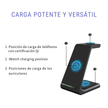 Base de Carga 3 en 1 Inalámbrica 15W para iPhone, Apple Watch y AirPods