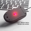 Mouse Óptico USB para Computadora – Precisión y Comodidad