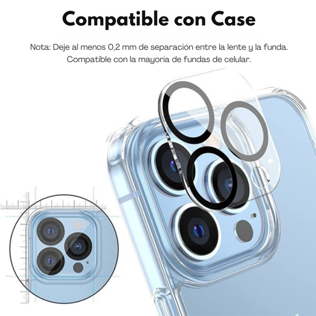Protector de Cámara para Celular – Vidrio Templado de Alta Resistencia