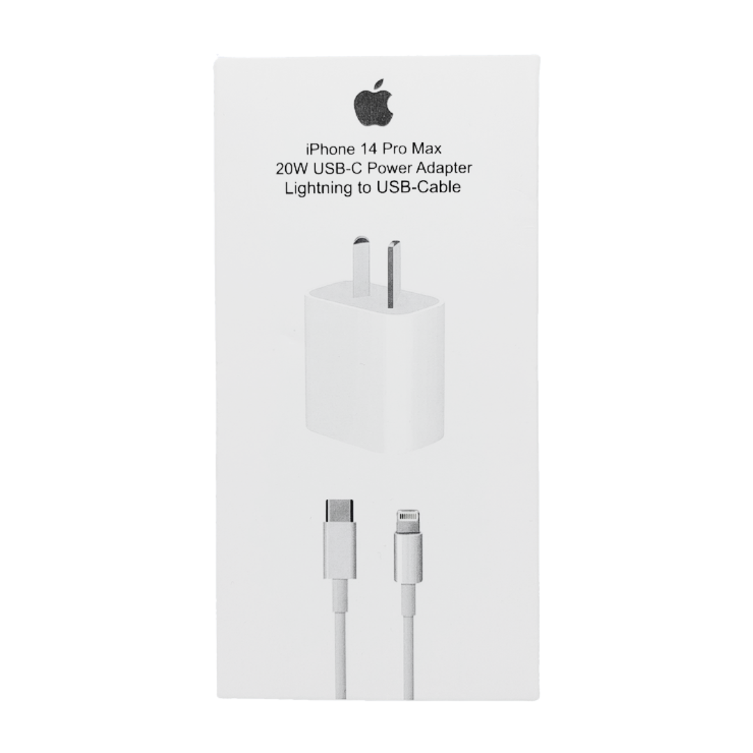 Cargador iPhone 20W con Cable Tipo C a Lightning – Carga Súper Rápida