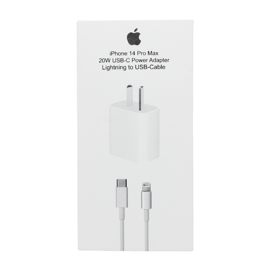 Cargador iPhone 20W con Cable Tipo C a Lightning – Carga Súper Rápida