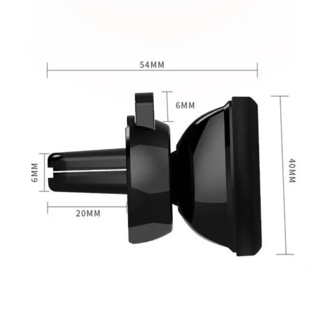 Holder Magnético para Celular – Soporte de Rejilla de Aire con Rotación 360°
