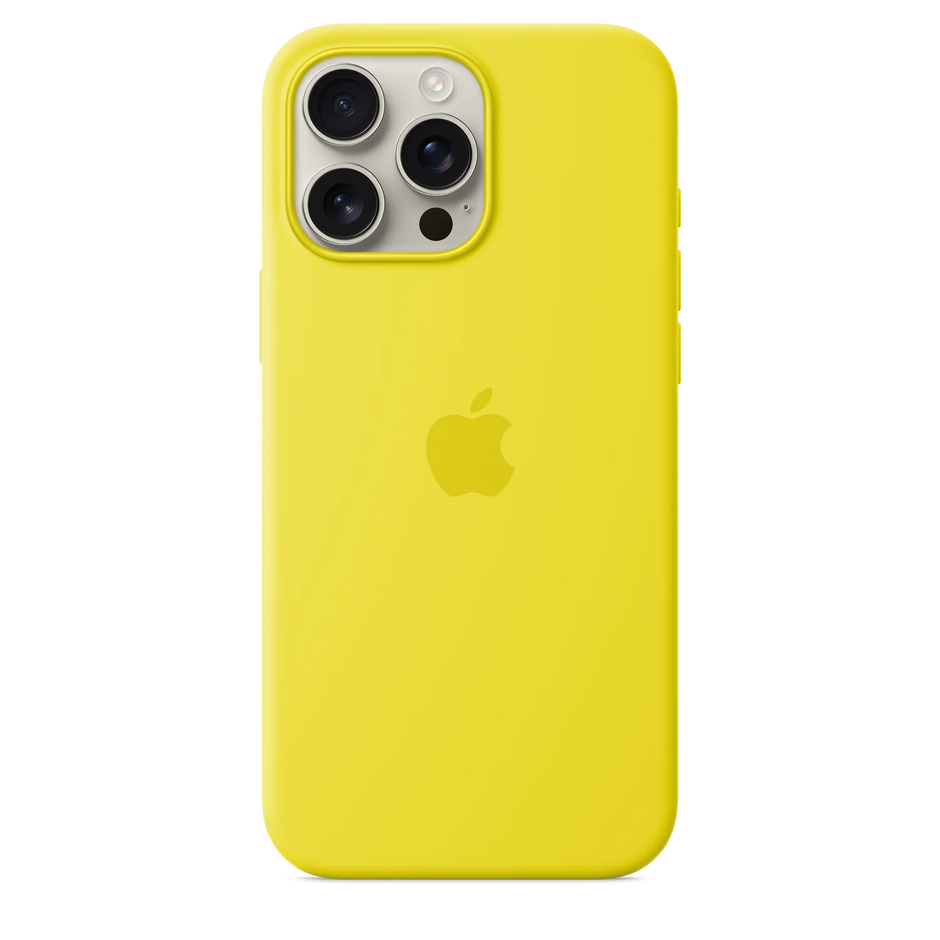 Silicone Cover de iPhone Amarillo