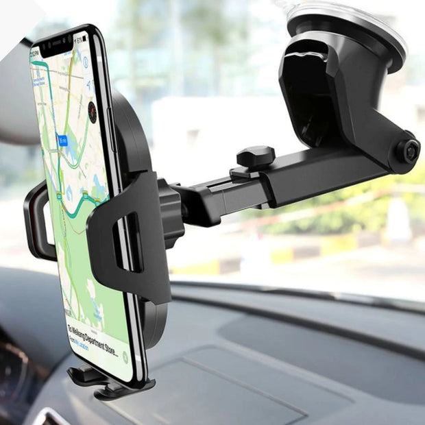 Holder Universal con Ventosa para Auto – Soporte Ajustable para Celular