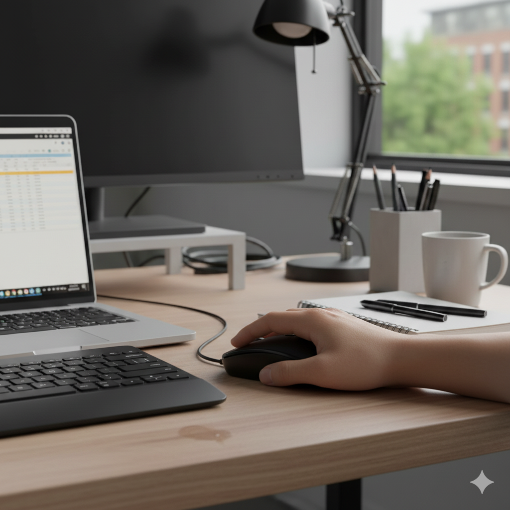 Mouse Óptico USB para Computadora – Precisión y Comodidad