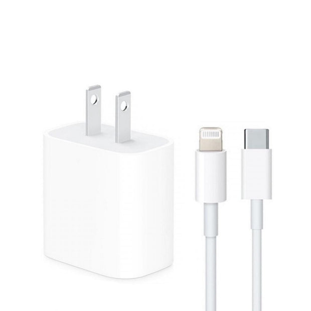 Cargador iPhone 20W con Cable Tipo C a Lightning – Carga Súper Rápida