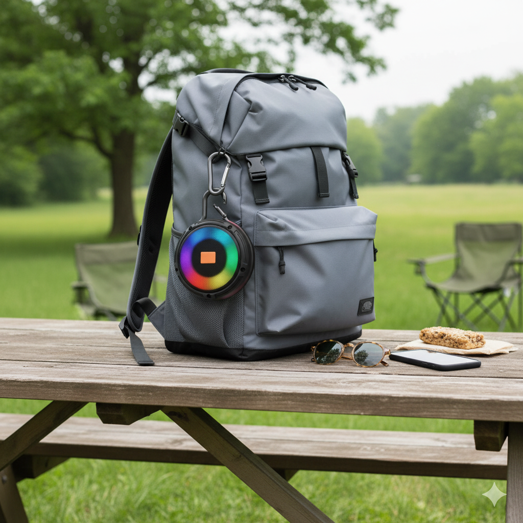 Parlante Clip 3 Pro – Bluetooth, Resistente al Agua, Portátil