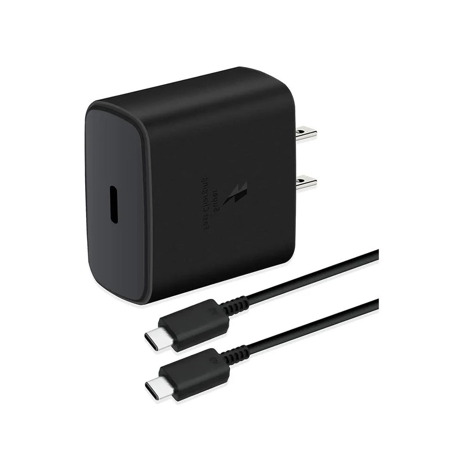 Cargador Samsung 45W con Cable Doble Tipo C – Carga Rápida y Completa